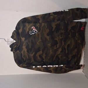 NFL Camouflage Y2k Houston Hoodie with Red Detail